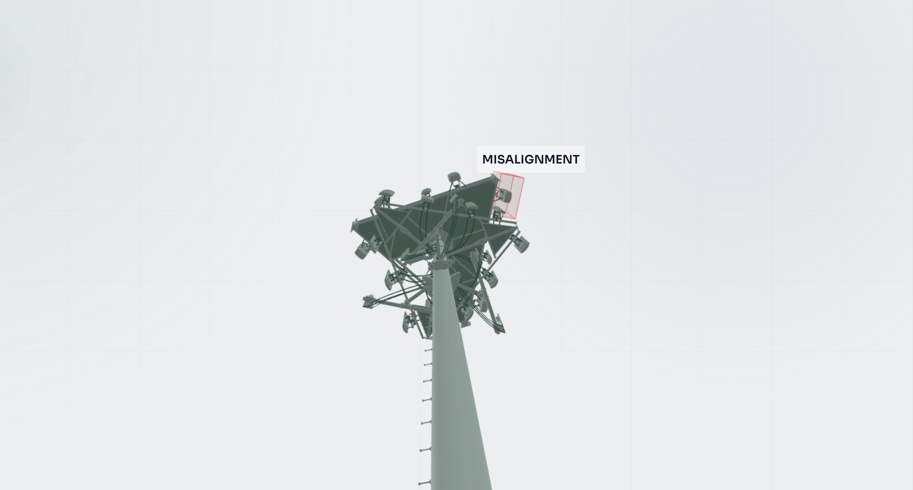 Detecting structural misalignment and deviation in real-world infrastructure using deterministic systems